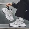 Men's Summer Mesh Breathable Sneakers, Thick Sole, Height-Enhancing, Retro White Casual Running Shoes.