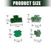 Shamrock Hair Clip For StPatricks Day Slip Resistant Acrylic Hair Claw Clip For Women Girl And Kids Festival Event