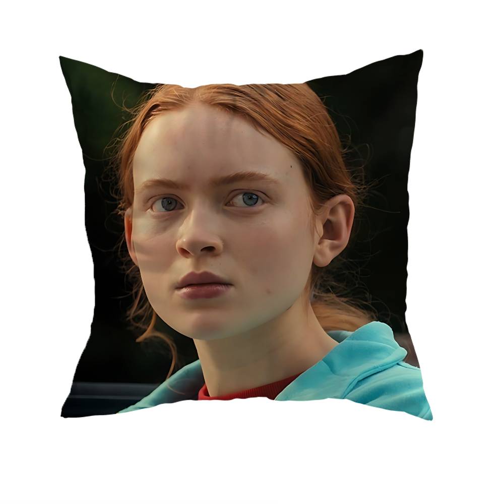 Sadie Sink Stranger Pillowcase Casual Style Decoration Suitable for Home Decoration Excluding Pillow Core