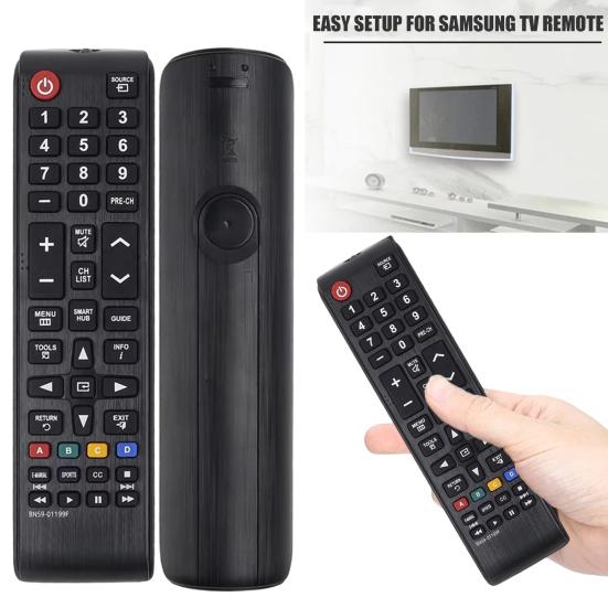 TV Remote Control Replacement Long Transmission Distance Multifunctional Television Remote Control for BN59-01199F