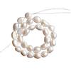 Irregular Baroque Freshwater Pearl Bead Strand for DIY Jewelry