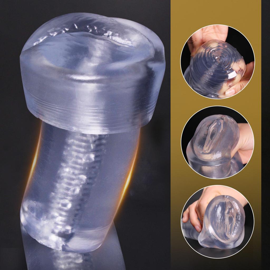 Manga de Donut de Silicone Realista para Bomba de Vácuo para Pênis Copo Artificial para Masturbação Anal Extensor de Pênis Acessórios para Aumentar para Homem
