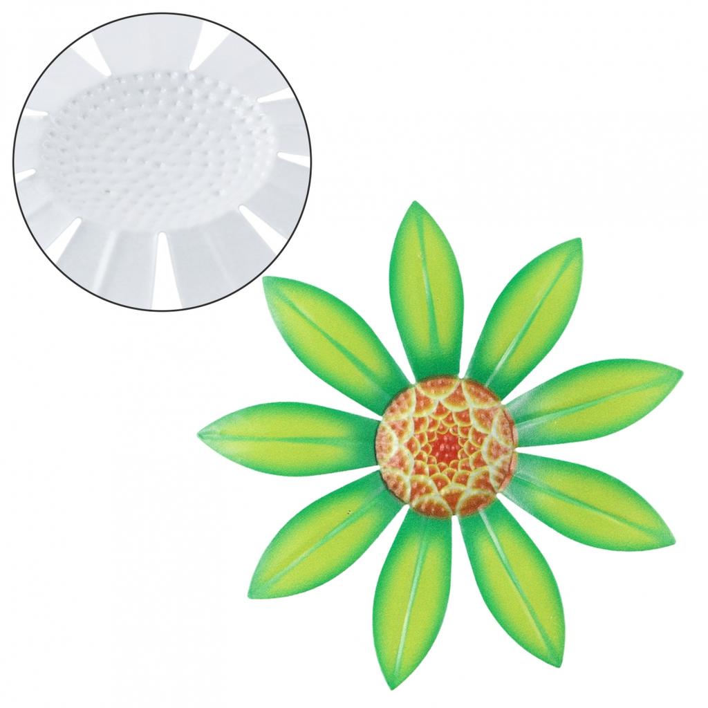 Eye Catching Metal Flower Hanging Ornament for Home and Garden 3D Appearance