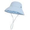 Japanese style polka dot large eave fisherman hat, spring and summer outdoor travel sun hat, women's casual sun hat