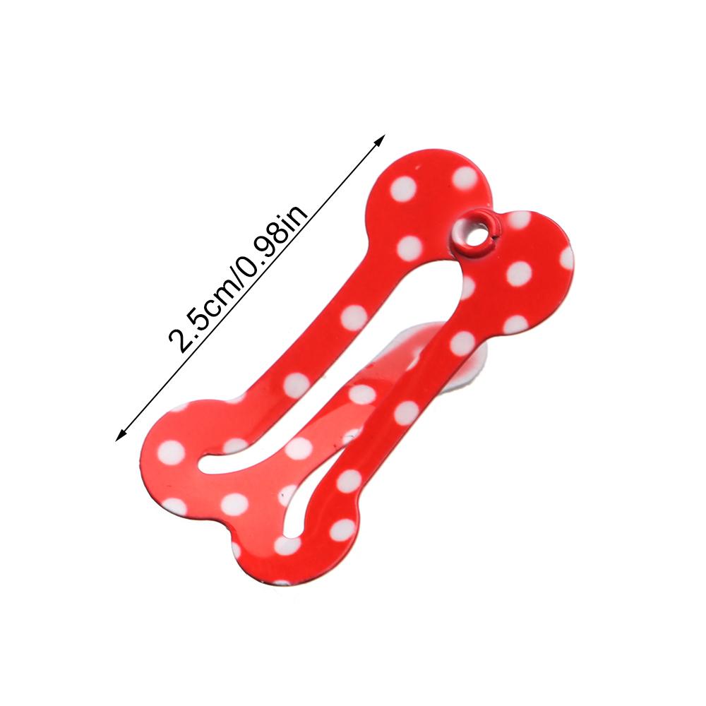 5Pcs Mini Hair Clip For Dolls Accessories Cute Dot Bone Shape Pet Hairpin Various Sizes Of Dolls Headwear Decorative Kids Toys
