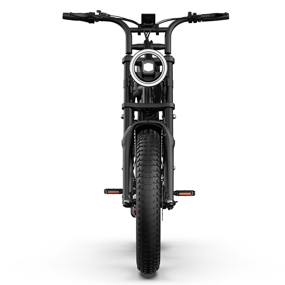 Urlife T2 Electric Bicycle 20" Fat Tire 500W Motor All Terrain Adult Electric Bike 7 Speed Dual Disc Brakes Max Load 120Kg
