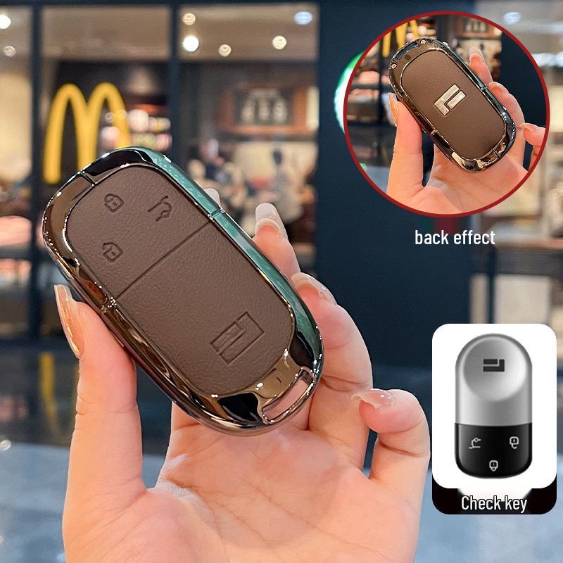 Jishi Key Case: Universal 6-7 Seater Car Key Shell Bag for Men & Women