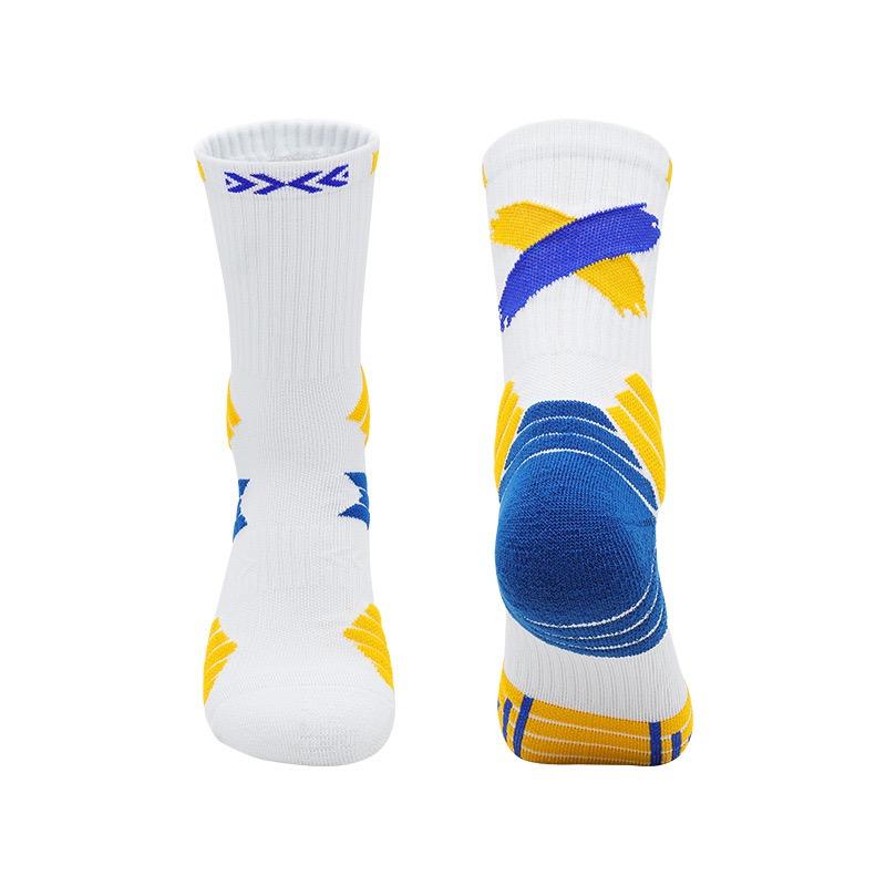 Practical Basketball Socks for Man Kids Thickened Towel Bottom Professional Medium Tube Sports for Elite Running Cycling