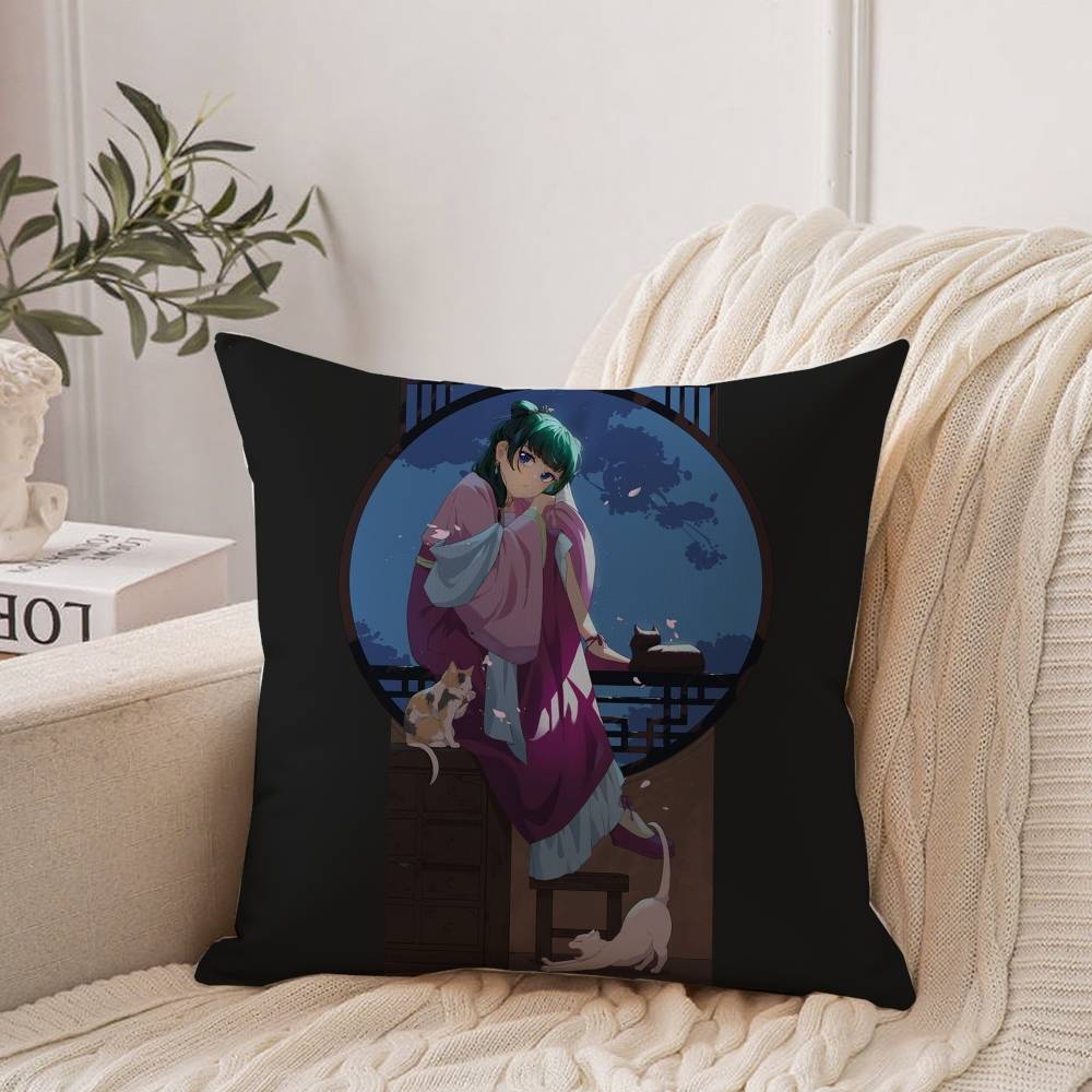 

T-The Apothecary Diaries Pillow Case Home Decor Throw For Sofa Bed Car Room Decor Gift Idea 12x12Inch