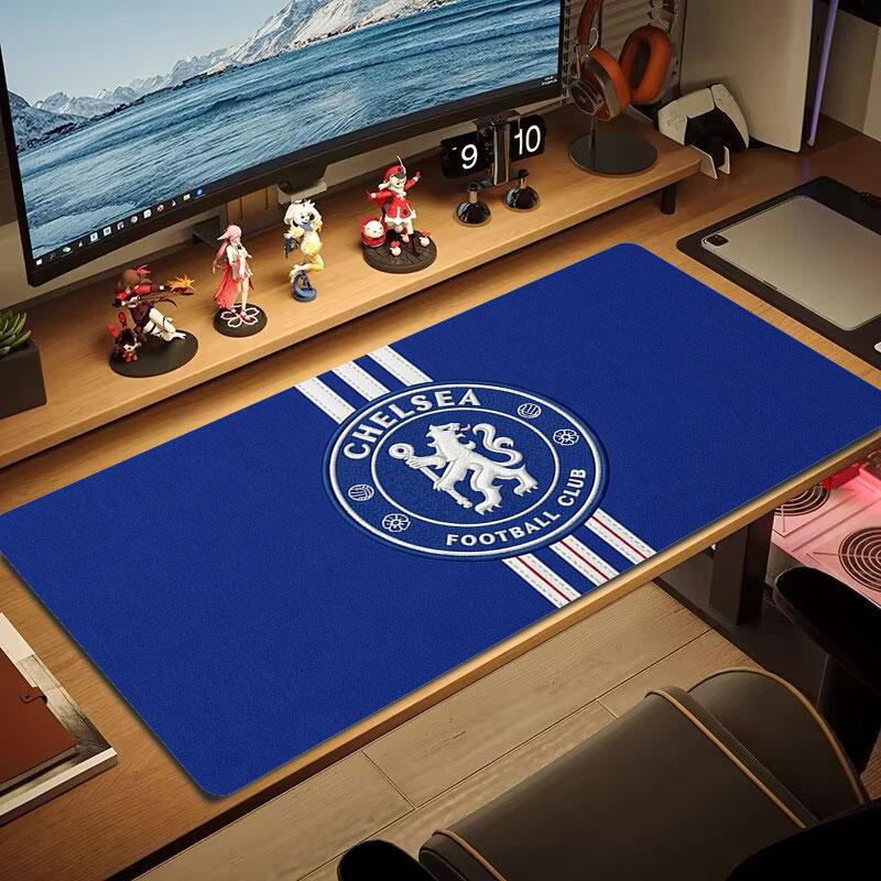Chelsea F Large Size Mouse Pad Large Gaming Table Cushion Non-slip Laptop Tablet Big Mousepad XXL Mat Mini PC Playmat With Lock edge