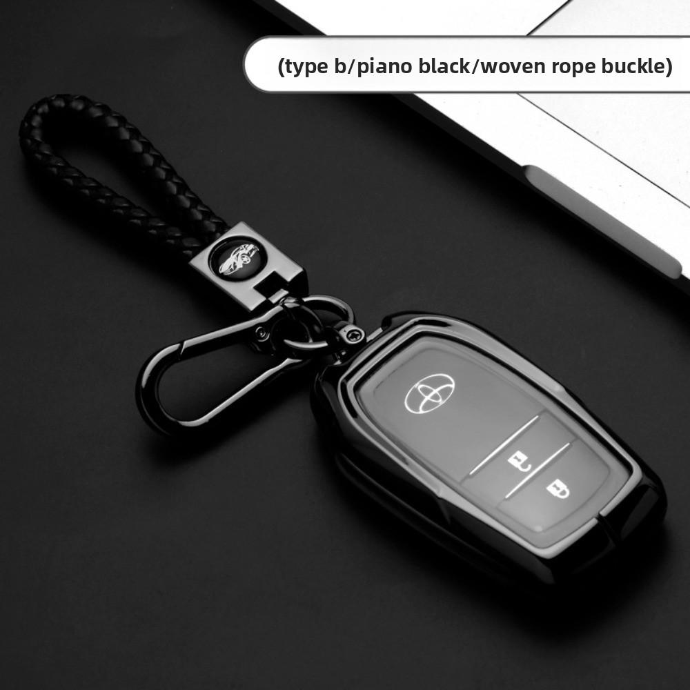 Premium Key Case for Toyota Camry RAV4 Corolla CHR Highlander Levin Keychain Holder