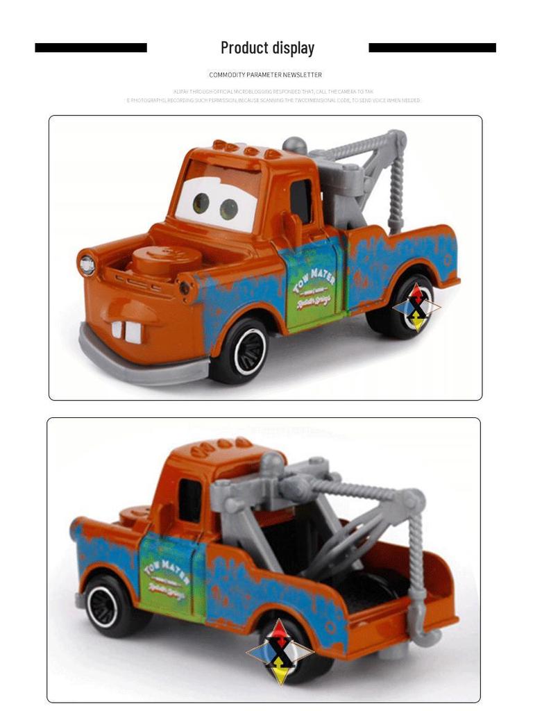 Lightning McQueen Pull-Back Alloy Racing Car Toy for Kids