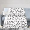 Panda Love Animal Fleece Throw Blankets Valentine's Day Blankets for Bed Office Super Soft Bedspread