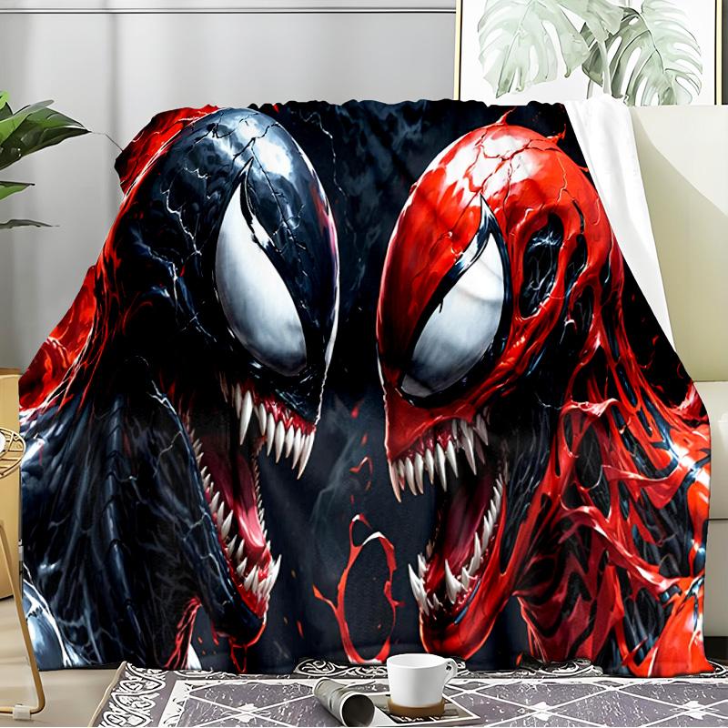 Venom Blanket Flannel Throw for Sofa, Travel, Camping, Livingroom, Office, Chair and Bed Soft and Warm Holiday Birthday gifts