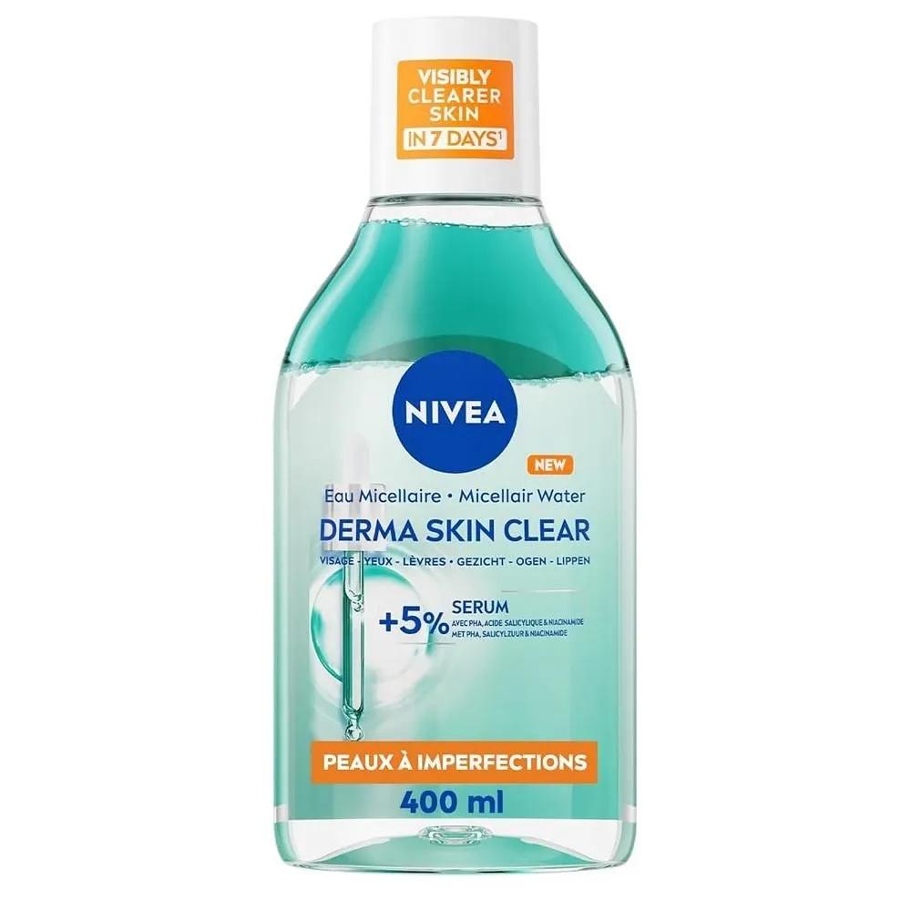 Мицеллярная вода NIVEA Derma Skin Clear 400 мл 1 упаковка NIVEA - Derma Skin Clear Мицеллярная вода - Лицо, Глаза