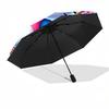 1pc Hello Kitty Floral Swing Design Automatic Opening/Closing Umbrella - Portable Folding Design with 8-Rib Iron Frame, Perfect for Outdoor Use, Festi