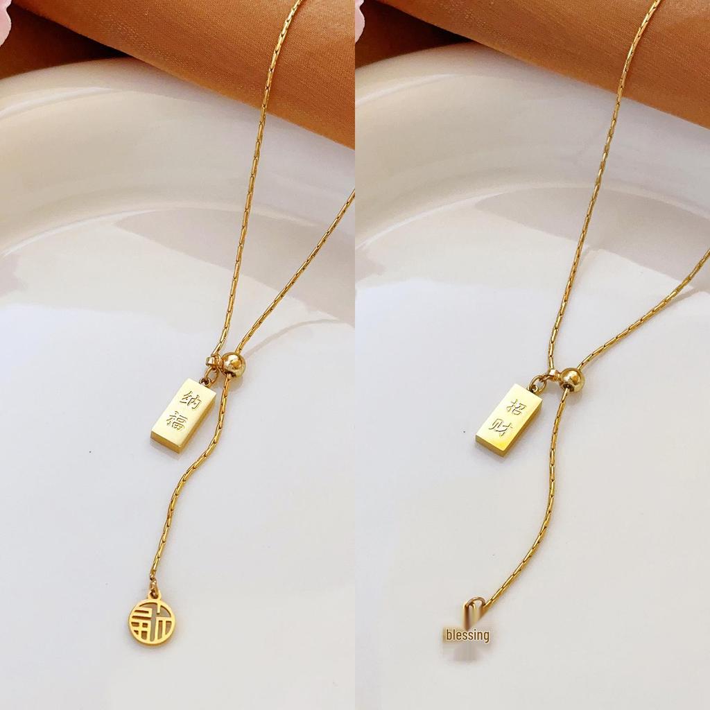 Złoty naszyjnik ze stali nierdzewnej: Elegancka, Wszechstronna, Nieblaknąca Biżuteria Damska