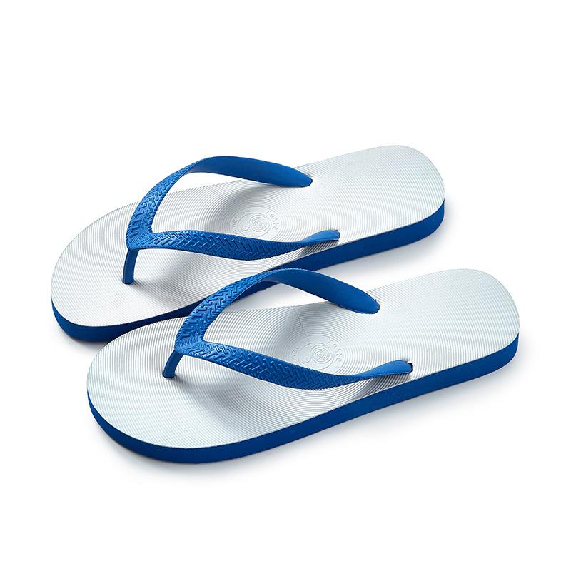 Flip-flops for Men and Women Summer Non-slip Rubber Personalized Pinch Foot Wear-resistant Indoor and Outdoor Wear Beach Slippers Men