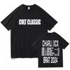 Spring and Summer New Cult Classic Charli Printed Cotton Loose Short Sleeved Round Neck Mens and Womens Casual Fashion Tshirt
