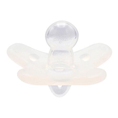 CANPOL 24/001 Ciuccio 100% silicone 0-6m simmetrico 1 pz bianco