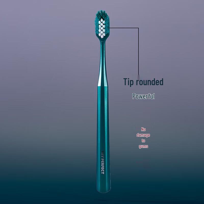 Beijiajie F960 Cool & Bright Medium Hard Toothbrush (2-Pack)