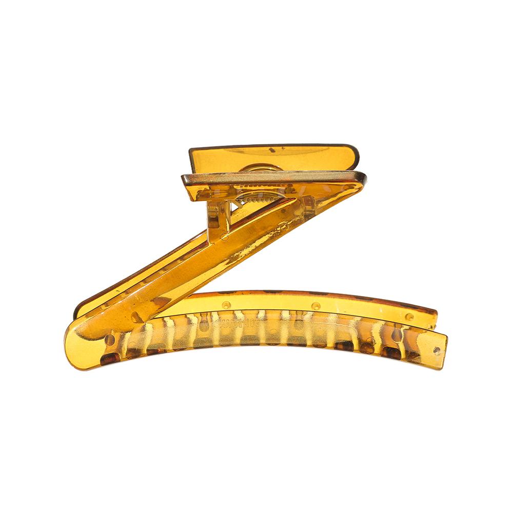 Einfache Z-förmige halbtransparente Haarspangen Haarnadel Mode Haarschmuck Große Haarklammer für Frauen Mädchen