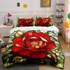 "Floral Stained Glass Decor Set" Soft Comfortable Duvet Cover Bedding Set Included 1*Duvet Cover & 2*Pillowcases Gift