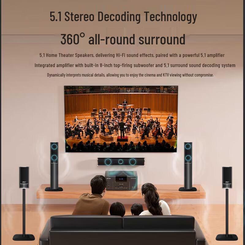 SAST A18 5.1 Channel Home Theater System (CN Version)