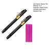 1 Set Heat Erasable Fabric Marker 2 Erasable Chalk Pens Sewing Chalk with 20 Refills for Sewing Quilting Embroidery DIY Crafts