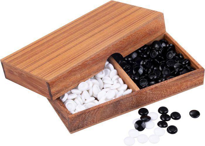 Jeu de société - Jeu de Go en bois jeu de réflexion et de stratégie – bois écologique – à partir de 8 ans