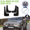 for BMW X3 E83 2004 2005 2006 2007 2008 2009 2010 Mud Upgrade Anti-splash Mudguards Front Rear Wheels Fender Mudflap Accessories