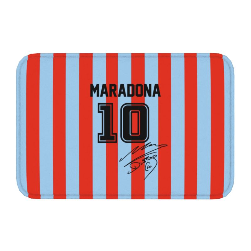 Custom Maradona Doormat Mat Anti-Slip Argentina Soccer Legend 10 Kitchen Bath Garden Rug Carpet 40*60cm