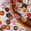Retro Story Button Series Sticker Pack: 50 Stickers, 6 Styles for Journal Decoration