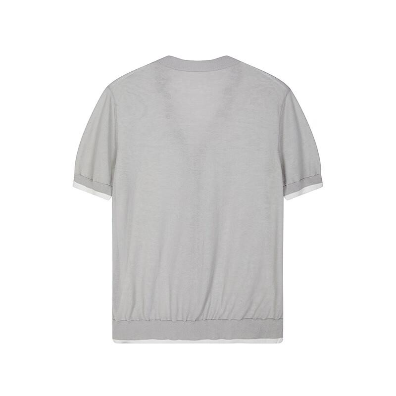 LESS Women's Summer Short Sleeve V-Neck Knit Cardigan