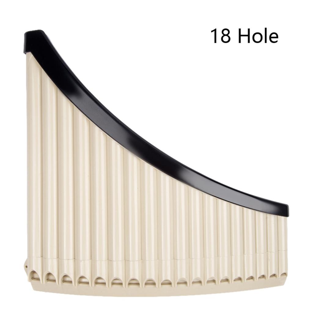 1pc Pan Flute 16/18 Pipes Panpipes AC Tone Tunable Flauta Abs Romanian Base Panflute Professional Pan Pipe Musical Instrument