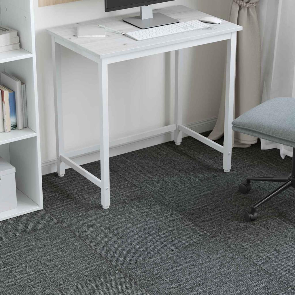 Carpet Tile Rock Grey 50 x 50 cm 4 pcs PP and Bitumen