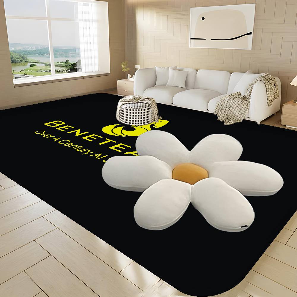 B-BENETEAU Logo Bathroom Mat Anti-slip Absorb Water Long Strip Cushion Bedroon Mat Welcome Doormat