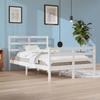 VidaXL Bed Frames White Solid Pine Wood 120x200 Cm 3105002