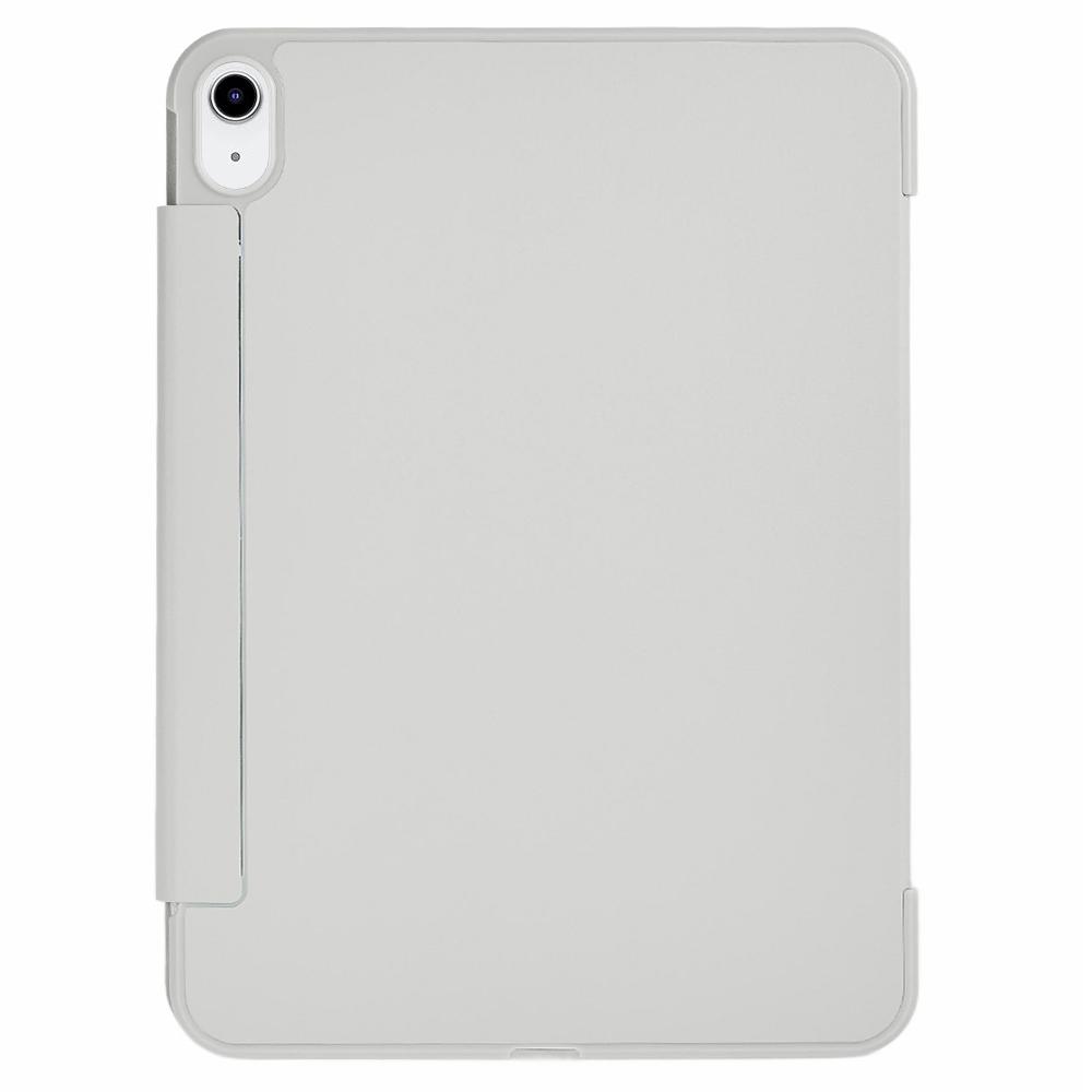 For iPad (2025)/iPad 10.9 (2022) Case Y-Shape Stand PU Leather Flip Tablet Cover with Auto Wake/Sleep
