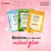 Lacto Calamine Face Sheet Mask Combo Pack of 6 | Vitamin C, Hyaluronic Acid & Green Tea | Brightening Hydrating Clarifying 25mx6