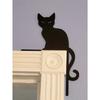 Black Metal Kitten Corner Protector for Doors Windows Switches Home Decor
