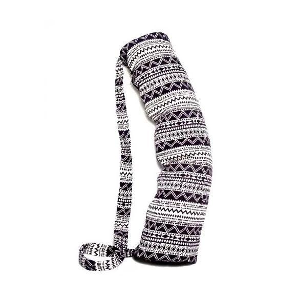 

Сумка для йоги, Yoga Bag Dark Violet and White, Handmade, MYINDIA