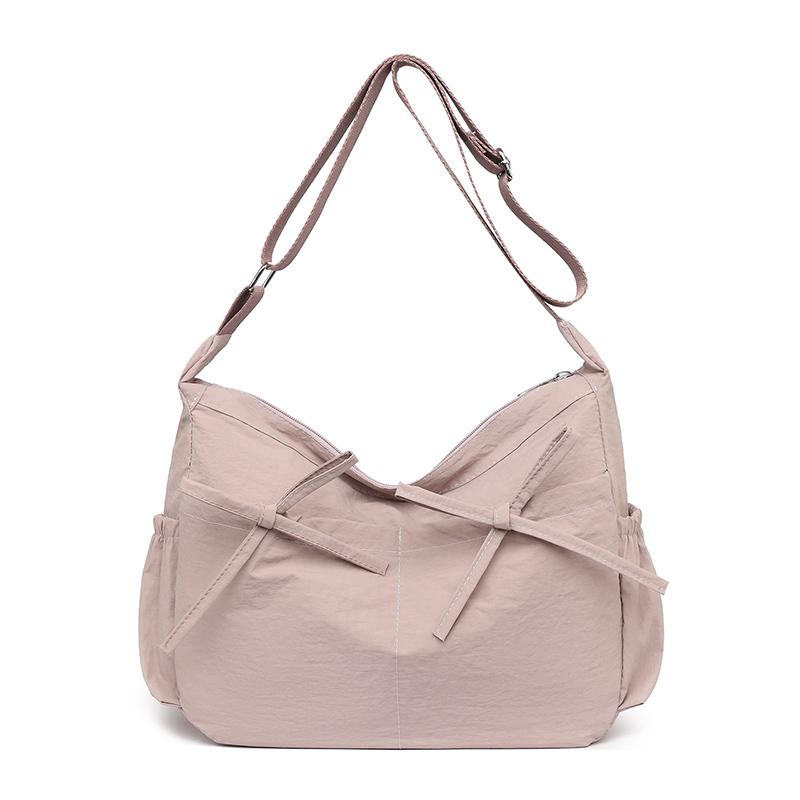 Simplified Nylon Knot Underarm Commuter Bag Women's Crossbody Bag Large Capaci Trendy Tote Bag