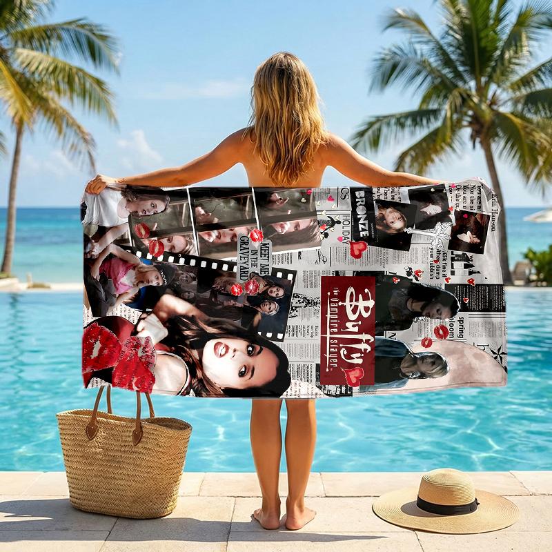 Buffy Fashion Beach Towel: Ideal for Summer Adventures Soft, absorbent and quick drying suitable for swimming and bathing