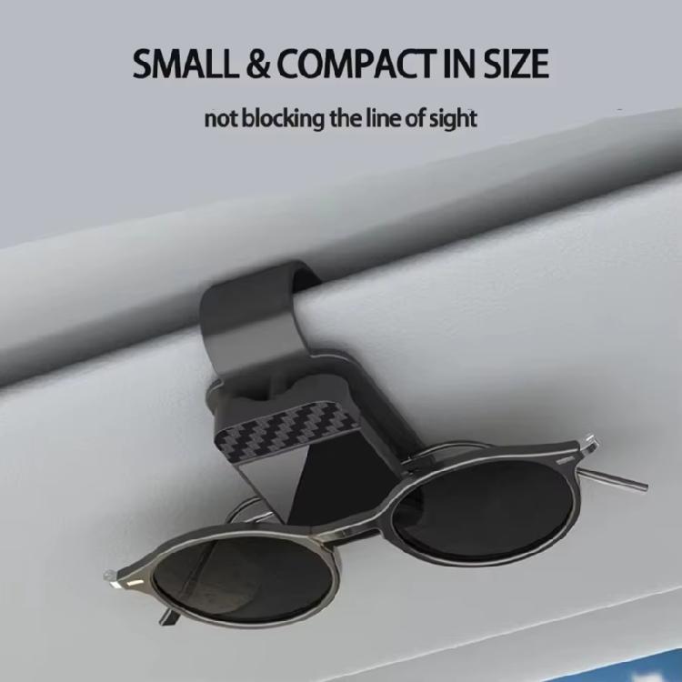 ABS Materials Car Sunglasses Holder With Soft Padding Multipurpose Organizers for Glasses Tickets Quick Installation