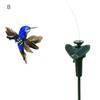 Garden Decoration Solar Powered Dancing Fluttering Butterflies Flying Humming Bird Garden Outdoor Home Decoration Farmland