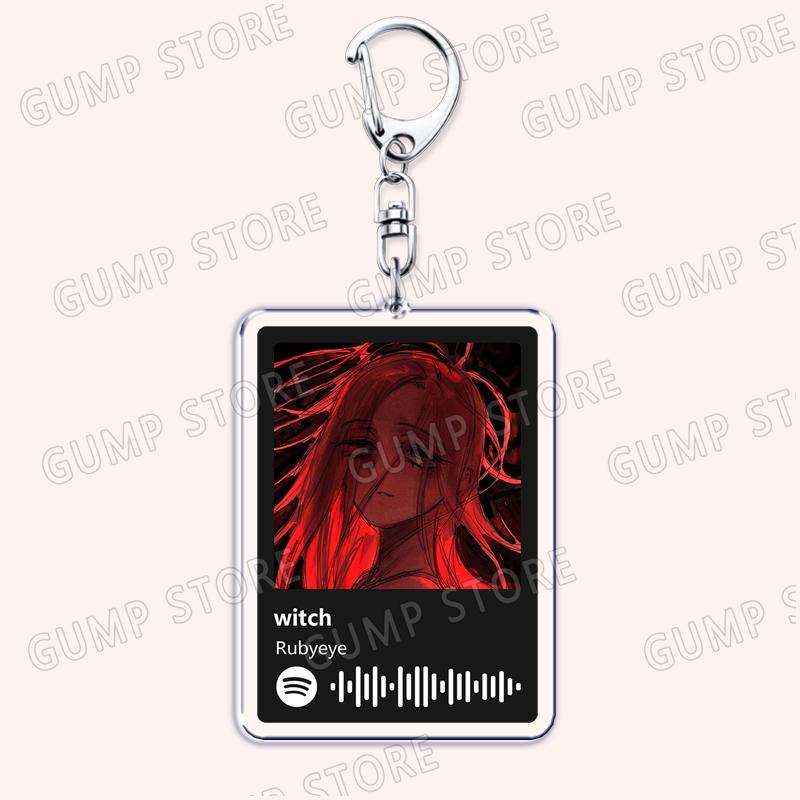 Alien Stage Musik Lieder Schlüsselanhänger für Frauen Zubehör Tasche Herrscher meines Herzens Cure Black Sorrow Schlüsselanhänger Schmuck Fans Freund Geschenke