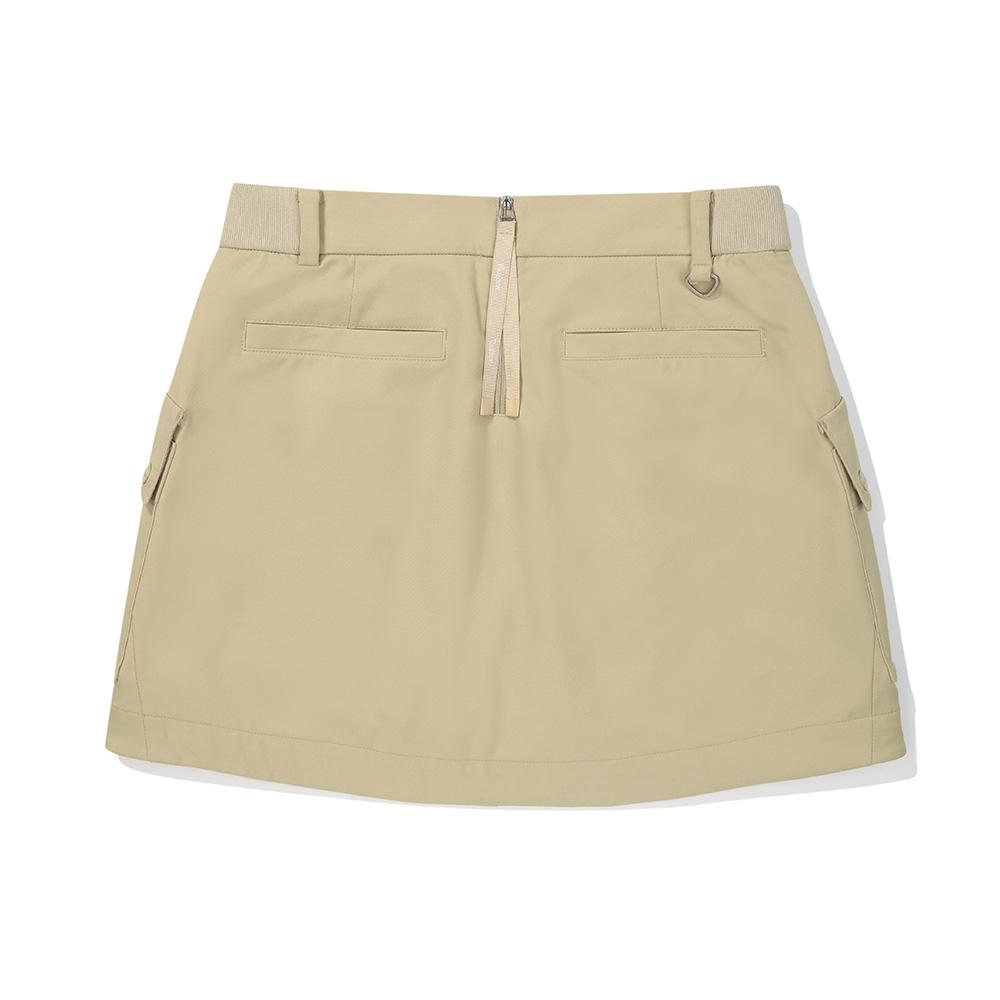 MALBON GOLF Casual Cargo Skirt Beige (Woman)