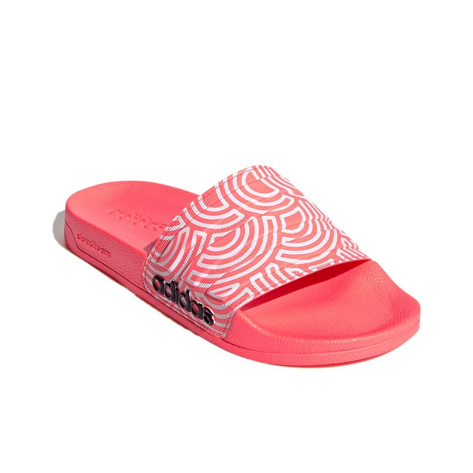 adidas Adilette Shower Comfortable Durable Rubber Sole Slide Sandals Women Sandals Pink White FX1199