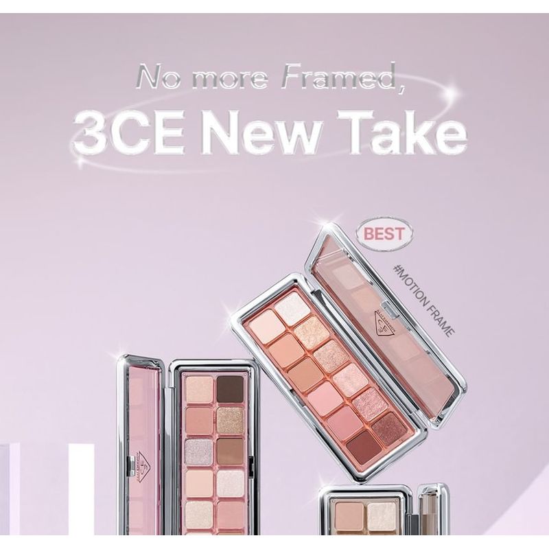 3CE - NEW TAKE Series 12-Color Eyeshadow Palette - Pink Journey